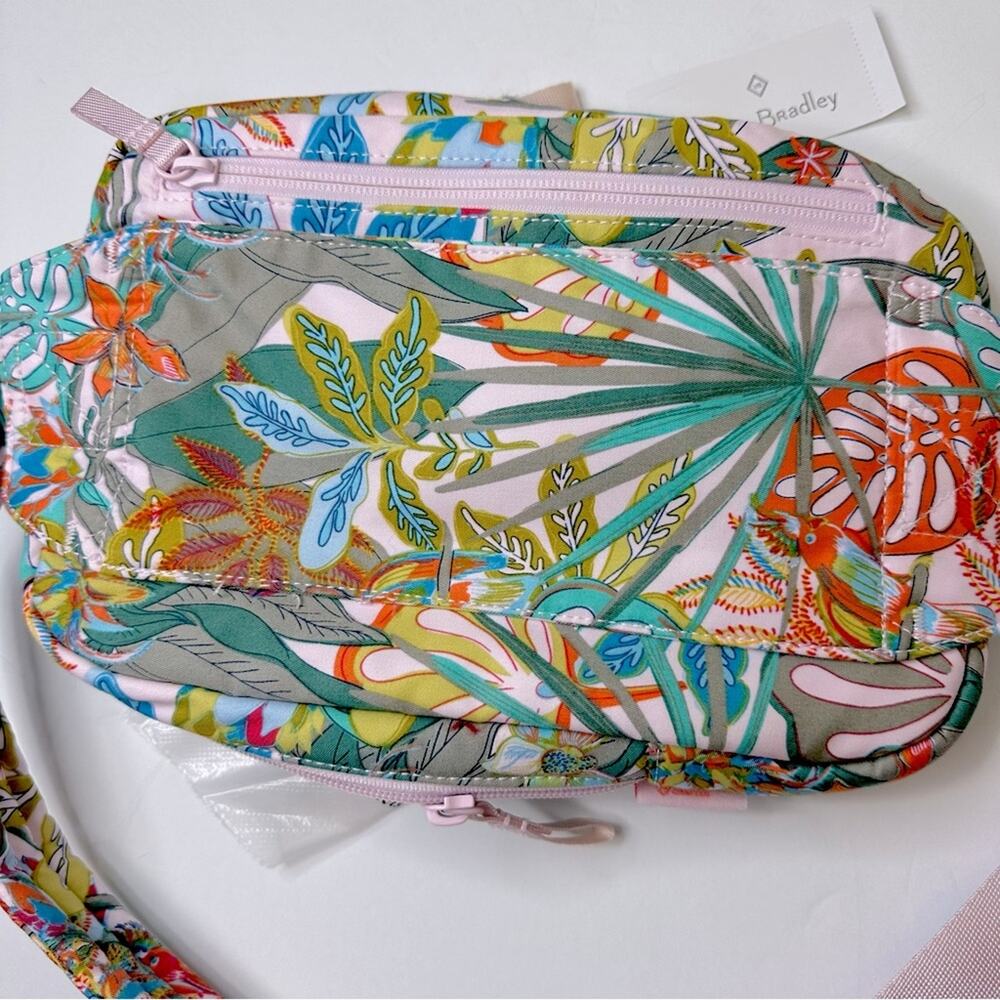NWT Vera Bradley Women's Cotton Utility Sling Backpack, Rain Forest Canopy - Picture 14 of 14